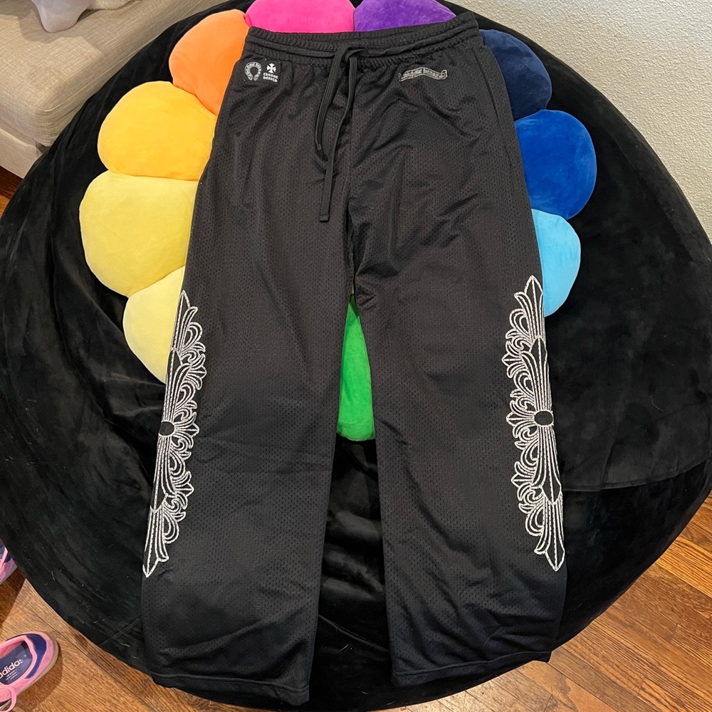 Chrome hearts mesh pants